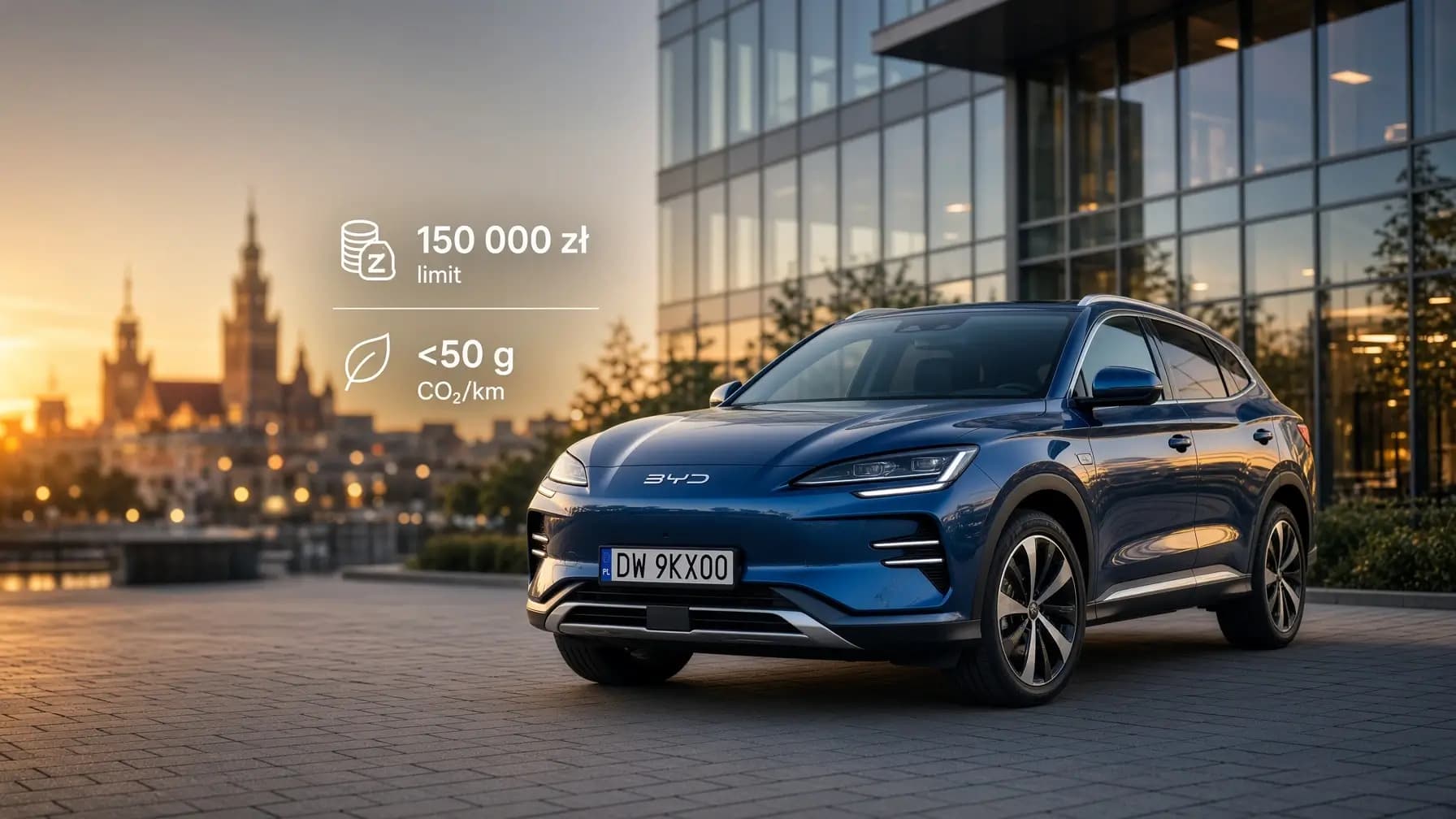 Leasing hybrydy plug-in 2026: próg 50 g CO₂ i limit 150 tys.